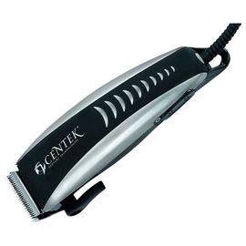  Машинка для стрижки Centek CT-2123 черный/серебро 10Вт, стальные лезвия, прорезиненный корпус 
