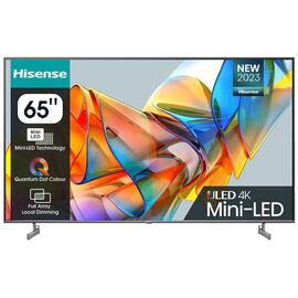  65" Телевизор Hisense 65U6KQ черный 3840x2160, 4K Ultra HD, 50 Гц, Wi-Fi, Smart TV, VIDAA 