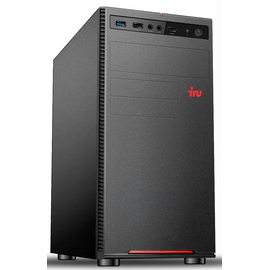  ПК IRU Home 310H6SE (1994642) MT i3 12100 (3.3) 8Gb SSD1Tb UHDG 730 Free DOS GbitEth 400W черный 