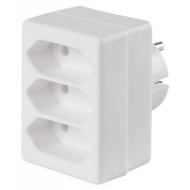  Сетевой разветвитель Buro BU-PS3F-W (3 розетки) белый 