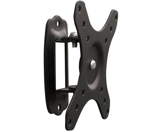  15"-32" Кронштейн Kromax GALACTIC-1 new Наклонно-поворотный Чёрный  макс.20кг VESA 100x100 мм. 