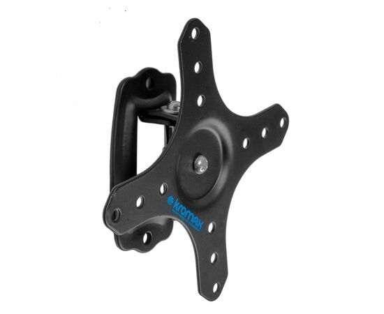  15"-32" Кронштейн Kromax GALACTIC-1 new Наклонно-поворотный Чёрный  макс.20кг VESA 100x100 мм. 