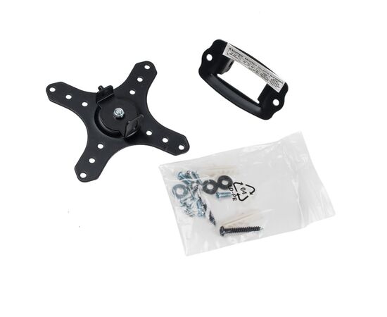  15"-32" Кронштейн Kromax GALACTIC-1 new Наклонно-поворотный Чёрный  макс.20кг VESA 100x100 мм. 