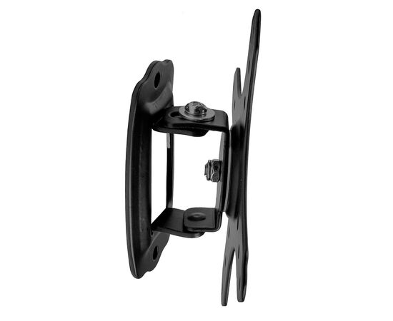  15"-32" Кронштейн Kromax GALACTIC-1 new Наклонно-поворотный Чёрный  макс.20кг VESA 100x100 мм. 